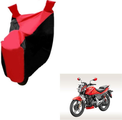 MOCKHE Two Wheeler Cover for Hero(Xtreme Sports, Black, Red)