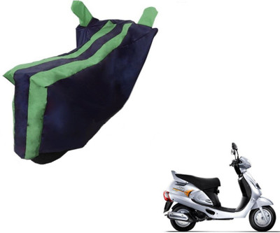 MOCKHE Two Wheeler Cover for Mahindra(Duro, Black, Green)