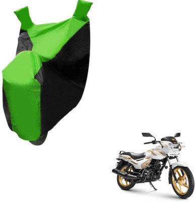 MOCKHE Two Wheeler Cover for TVS(Star City, Black, Green)