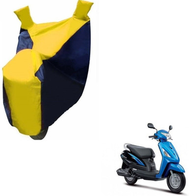 Flipkart SmartBuy Two Wheeler Cover for Suzuki(Zeus, Black, Yellow)