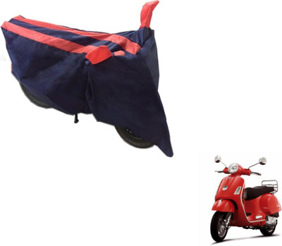 Flipkart SmartBuy Two Wheeler Cover for Piaggio(Vespa LX, Black, Orange)