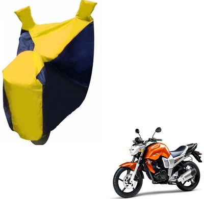 Flipkart SmartBuy Two Wheeler Cover for Yamaha(FZ16, Black, Yellow)