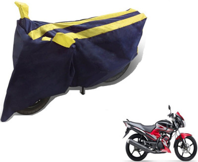 MOCKHE Two Wheeler Cover for Yamaha(SS 125, Black, Yellow)