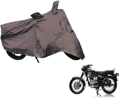 Flipkart SmartBuy Two Wheeler Cover for Royal Enfield(Electra Delux, Grey)