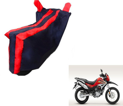 MOCKHE Two Wheeler Cover for Hero(Impulse, Black, Red)
