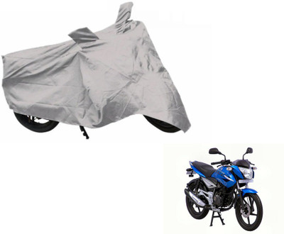 Flipkart SmartBuy Two Wheeler Cover for Bajaj(XCD 125cc, Silver)