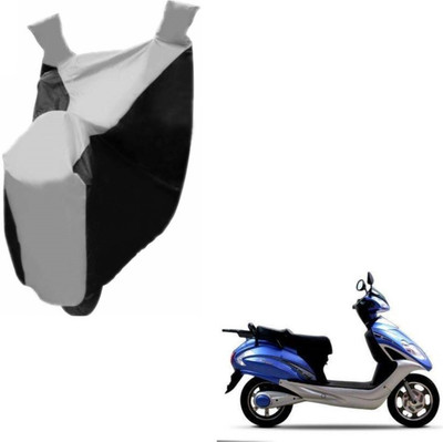 Flipkart SmartBuy Two Wheeler Cover for Lohia(Fame, Black, Silver)