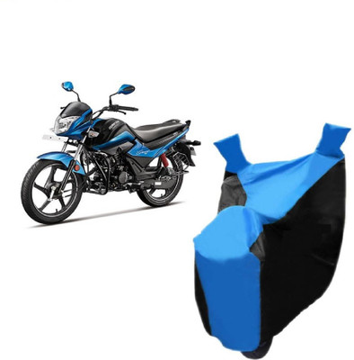 Auto Age Two Wheeler Cover for Hero(Splendor I Smart, Blue)