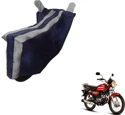 MOCKHE Two Wheeler Cover for Hero(CD Dawn, Black, Silver)