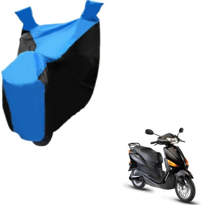 Flipkart SmartBuy Two Wheeler Cover for Hero(Electric Optima, Black, Blue)