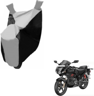 MOCKHE Two Wheeler Cover for Hero(Karizma, Black, Silver)