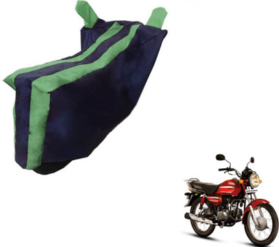 MOCKHE Two Wheeler Cover for Hero(CD Dawn, Black, Green)