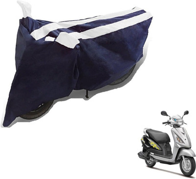 Flipkart SmartBuy Two Wheeler Cover for Suzuki(Swish, Black, White)