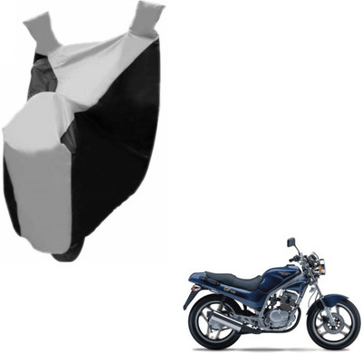MOCKHE Two Wheeler Cover for Hyosung(Black, Silver)