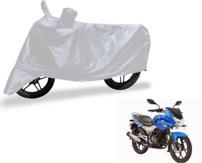 MOCKHE Two Wheeler Cover for Bajaj(Discover 150 f, Silver)
