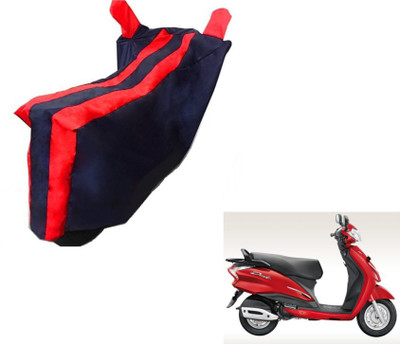 Flipkart SmartBuy Two Wheeler Cover for Hero(Moto Corp Duet, Black, Red)
