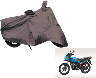 MOCKHE Two Wheeler Cover for Hero(Passion Pro TR, Grey)