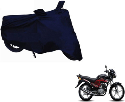 MOCKHE Two Wheeler Cover for Yamaha(YBR 125, Blue)