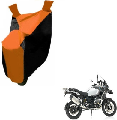 Flipkart SmartBuy Two Wheeler Cover for BMW(R 1200 GS, Black, Orange)