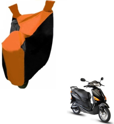 MOCKHE Two Wheeler Cover for Hero(Electric Optima, Black, Orange)