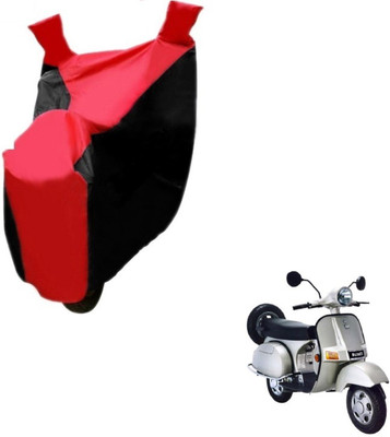 MOCKHE Two Wheeler Cover for Bajaj(Black, Red)