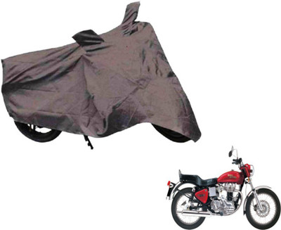 Flipkart SmartBuy Two Wheeler Cover for Royal Enfield(Electra Delux, Grey)