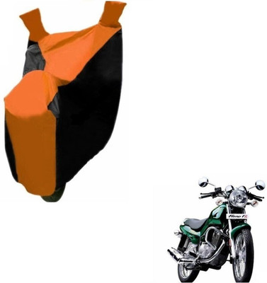 Flipkart SmartBuy Two Wheeler Cover for TVS(Fiero F2, Black, Orange)