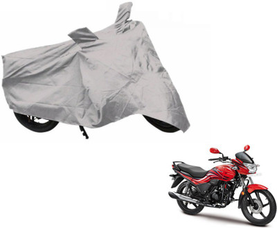 MOCKHE Two Wheeler Cover for Hero(Passion Xpro, Silver)