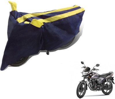 MOCKHE Two Wheeler Cover for Honda(CB Shine, Black, Yellow)
