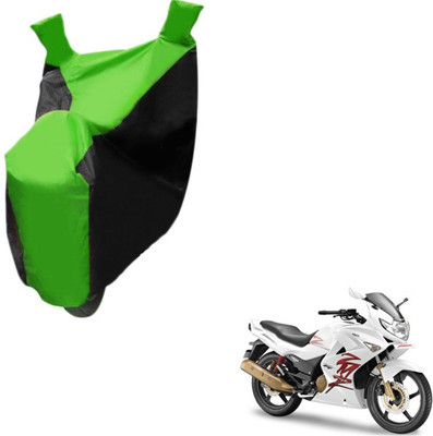 MOCKHE Two Wheeler Cover for Hero(Karizma ZMR, Black, Green)