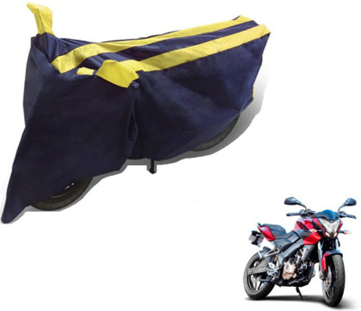 Flipkart SmartBuy Two Wheeler Cover for Bajaj(Pulsar 200 NS DTS-i, Black, Yellow)