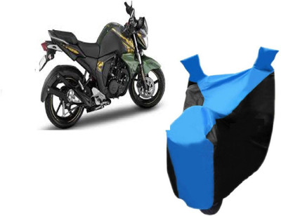 Auto Age Two Wheeler Cover for Yamaha(FZ-S, Blue)