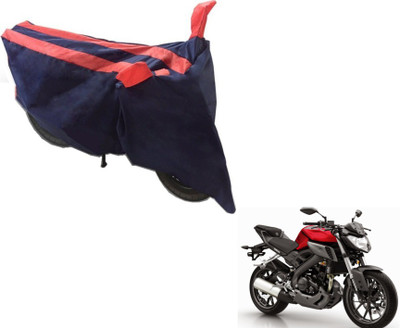 MOCKHE Two Wheeler Cover for Suzuki(Gixxer, Black, Orange)