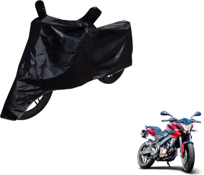 Flipkart SmartBuy Two Wheeler Cover for Bajaj(Pulsar 200 NS DTS-i, Black)