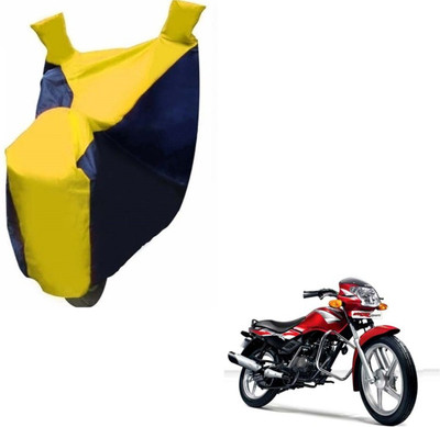 MOCKHE Two Wheeler Cover for TVS(Star Sport, Black, Yellow)