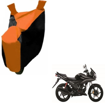 Flipkart SmartBuy Two Wheeler Cover for Honda(CBF Stunner, Black, Orange)