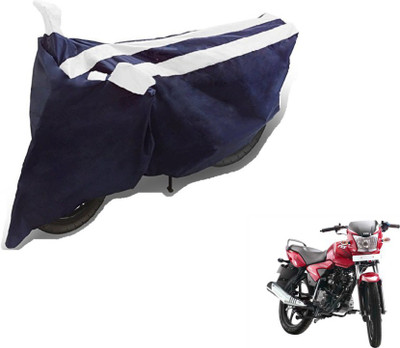 MOCKHE Two Wheeler Cover for TVS(Jive, Black, White)