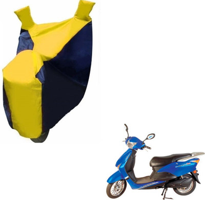 Flipkart SmartBuy Two Wheeler Cover for Hero(E Scoot, Black, Yellow)