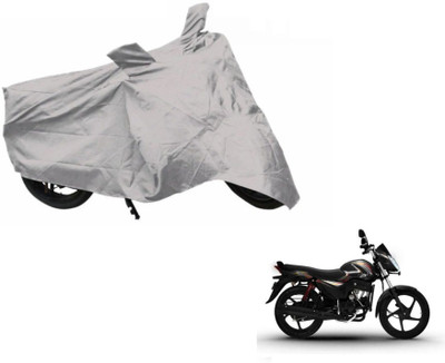 MOCKHE Two Wheeler Cover for Mahindra(Pantero, Silver)