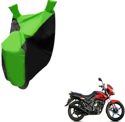 Flipkart SmartBuy Two Wheeler Cover for TVS(Flame DS 125, Black, Green)