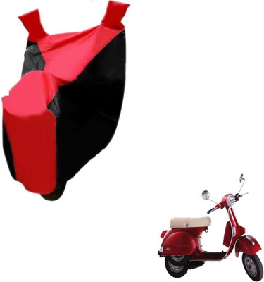 MOCKHE Two Wheeler Cover for LML(Star Euro, Black, Red)