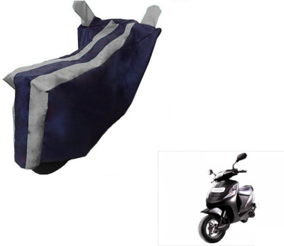 Flipkart SmartBuy Two Wheeler Cover for Mahindra(Kine, Black, Silver)