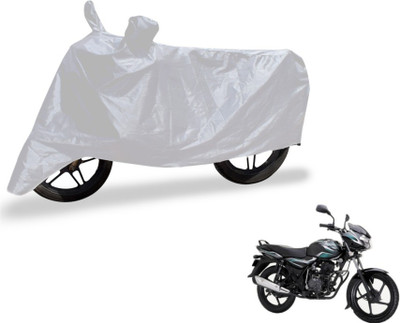 MOCKHE Two Wheeler Cover for Bajaj(Discover 100 DTS-i, Silver)