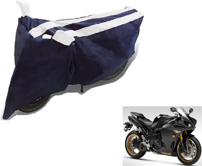 Flipkart SmartBuy Two Wheeler Cover for Yamaha(YZF R1, Black, White)