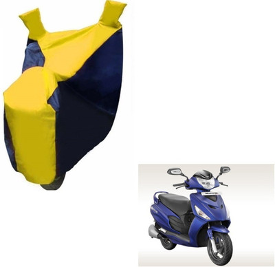 MOCKHE Two Wheeler Cover for Hero(Maestro Edge, Black, Yellow)