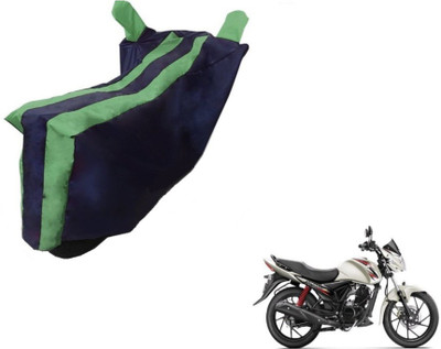 MOCKHE Two Wheeler Cover for Suzuki(Sling Shot, Black, Green)