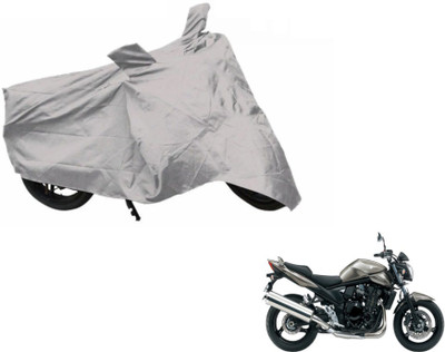 Flipkart SmartBuy Two Wheeler Cover for Suzuki(Bandit, Silver)