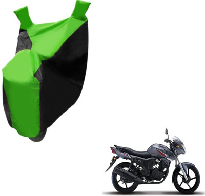 MOCKHE Two Wheeler Cover for Yamaha(SZ-S, Black, Green)