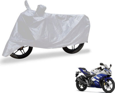 Flipkart SmartBuy Two Wheeler Cover for Yamaha(YZF, Silver)