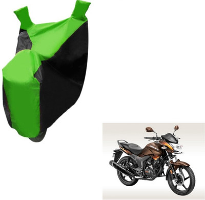 MOCKHE Two Wheeler Cover for Hero(Hunk, Black, Green)